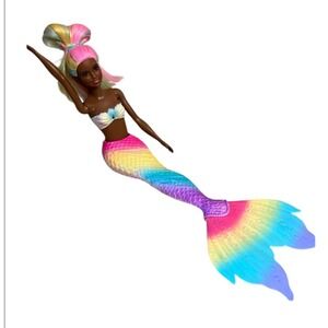 Barbie Dreamtopia Rainbow Mermaid Doll Brunette‎ Hair Multicolor Tail